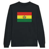 T-shirt à manches longues drapeau bolivie - pixelforma