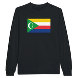 T-shirt à manches longues drapeau comores - pixelforma