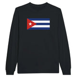 T-shirt à manches longues Drapeau de Cuba - Pixelforma 