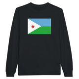 T-shirt à manches longues Drapeau de Djibouti - Pixelforma 