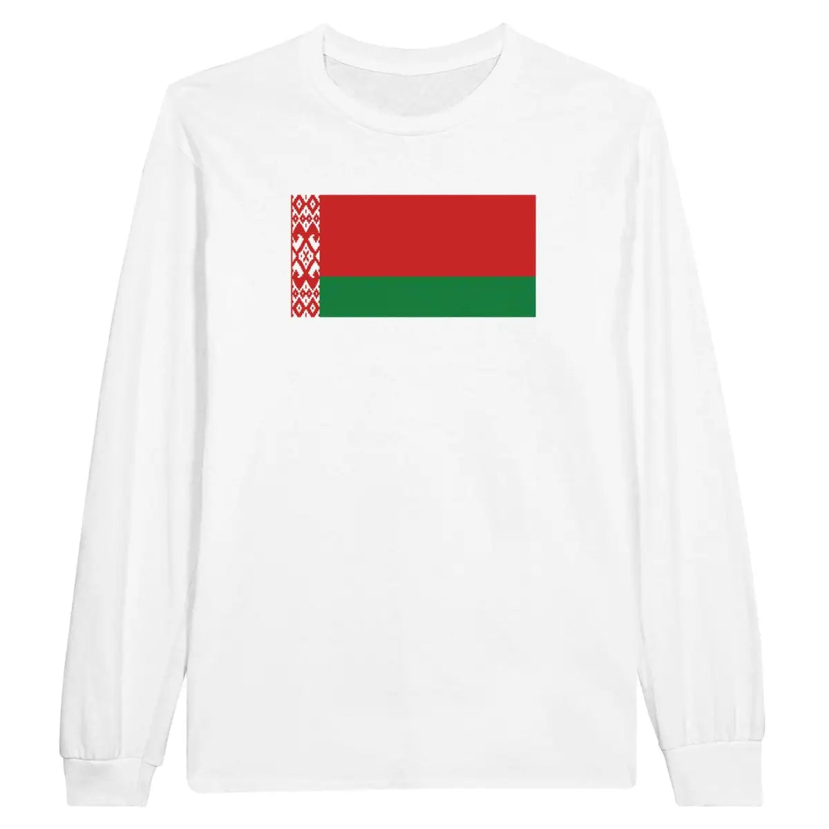 T-shirt à manches longues Drapeau de la Biélorussie - Pixelforma 