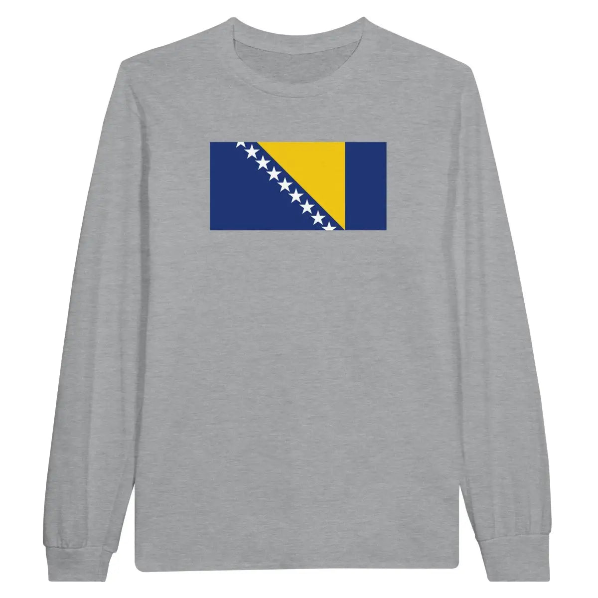 T-shirt à manches longues Drapeau de la Bosnie-Herzégovine - Pixelforma 