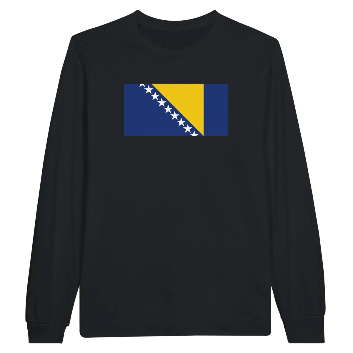 T-shirt à manches longues Drapeau de la Bosnie-Herzégovine - Pixelforma 