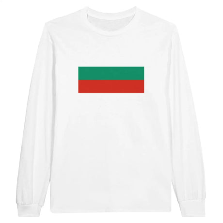 T-shirt à manches longues Drapeau de la Bulgarie - Pixelforma 