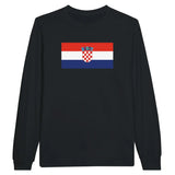 T-shirt à manches longues Drapeau de la Croatie - Pixelforma 