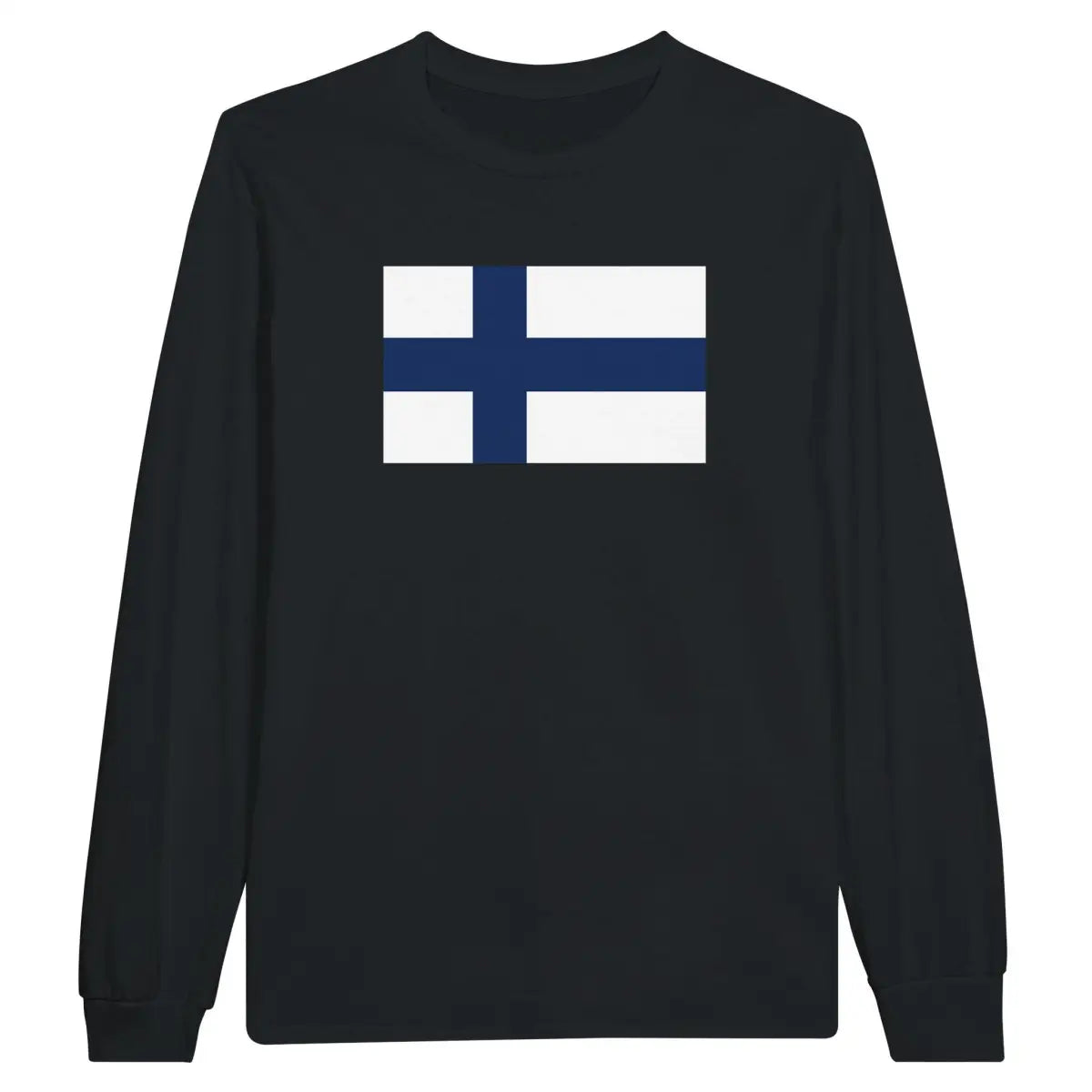 T-shirt à manches longues Drapeau de la Finlande - Pixelforma 