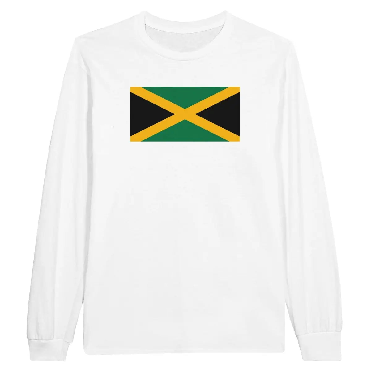 T-shirt à manches longues Drapeau de la Jamaïque - Pixelforma 