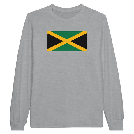 T-shirt à manches longues Drapeau de la Jamaïque - Pixelforma 