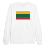 T-shirt à manches longues Drapeau de la Lituanie - Pixelforma 