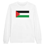 T-shirt à manches longues Drapeau de la Palestine - Pixelforma 