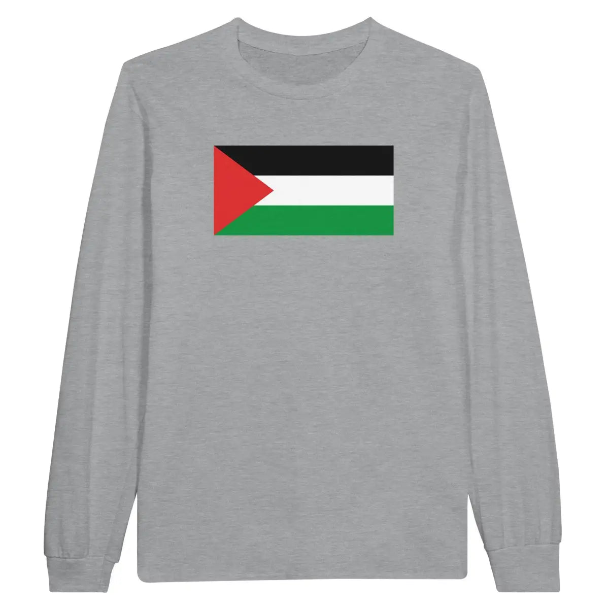 T-shirt à manches longues Drapeau de la Palestine - Pixelforma 