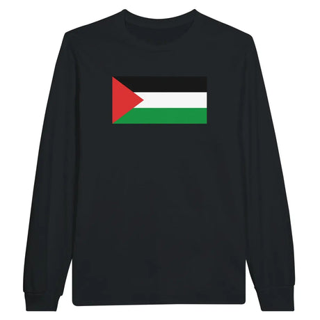 T-shirt à manches longues Drapeau de la Palestine - Pixelforma 