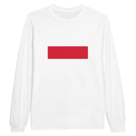 T-shirt à manches longues Drapeau de la Pologne - Pixelforma 