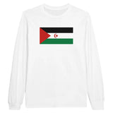 T-shirt à manches longues Drapeau de la République arabe sahraouie démocratique - Pixelforma 