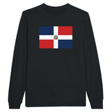 T-shirt à manches longues Drapeau de la République dominicaine - Pixelforma 