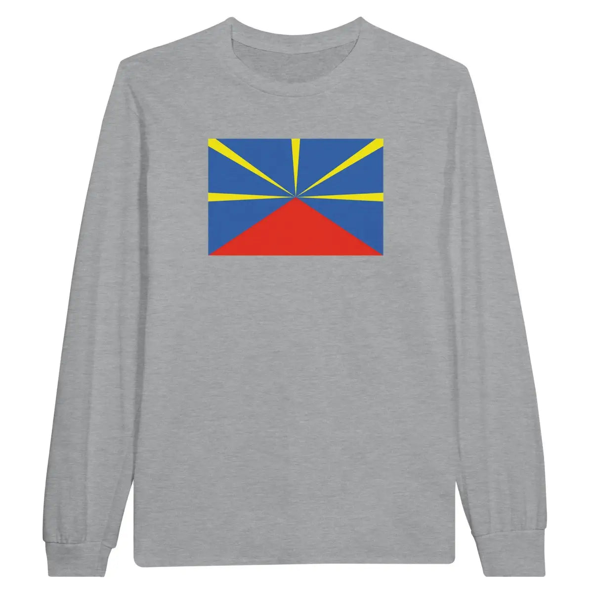 T-shirt à manches longues Drapeau de La Réunion - Pixelforma 