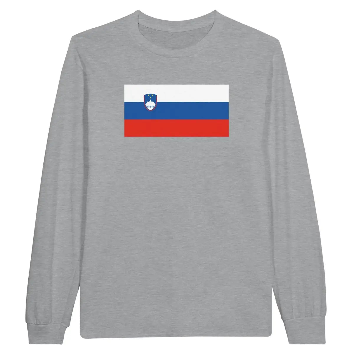 T-shirt à manches longues Drapeau de la Slovénie - Pixelforma 