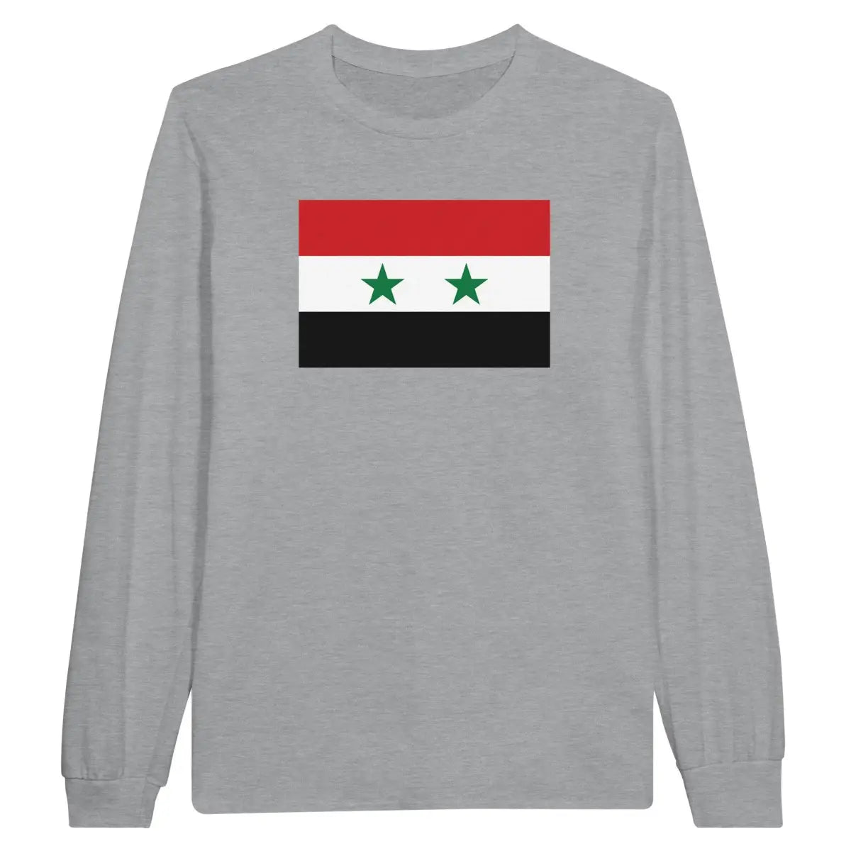 T-shirt à manches longues Drapeau de la Syrie - Pixelforma 