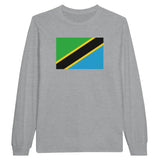 T-shirt à manches longues Drapeau de la Tanzanie - Pixelforma 