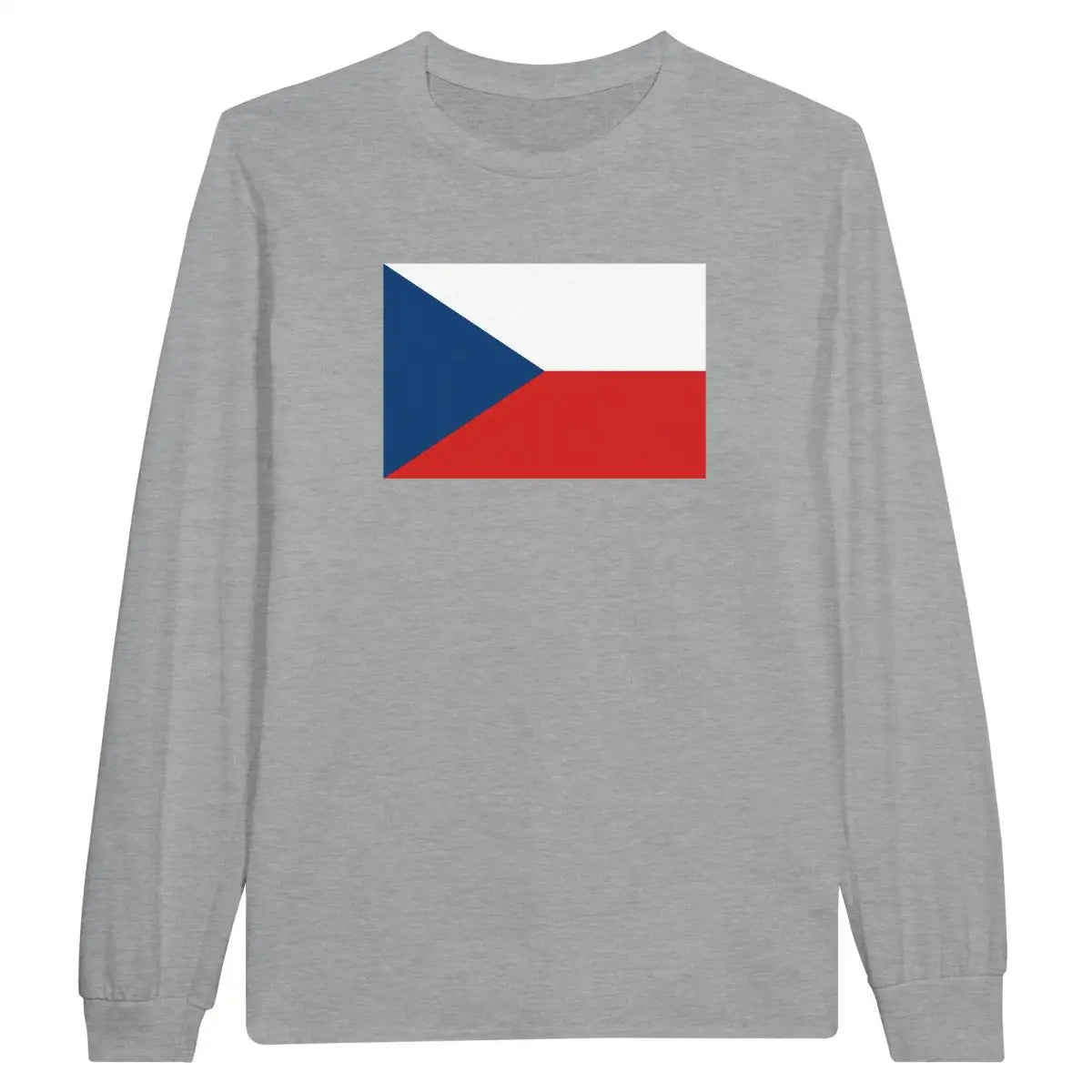 T-shirt à manches longues Drapeau de la Tchéquie - Pixelforma 