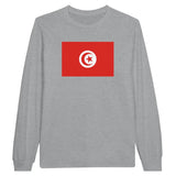 T-shirt à manches longues Drapeau de la Tunisie - Pixelforma 