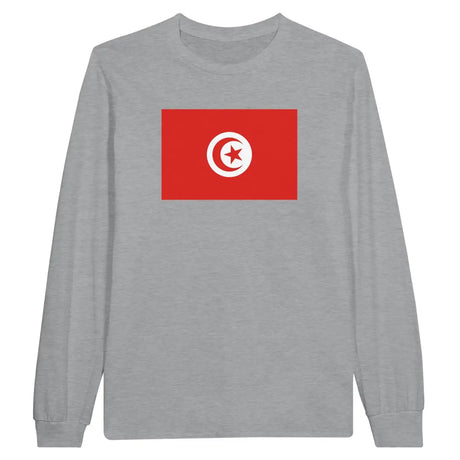 T-shirt à manches longues Drapeau de la Tunisie - Pixelforma 