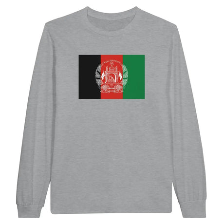 T-shirt à manches longues Drapeau de l'Afghanistan - Pixelforma 