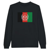 T-shirt à manches longues Drapeau de l'Afghanistan - Pixelforma 