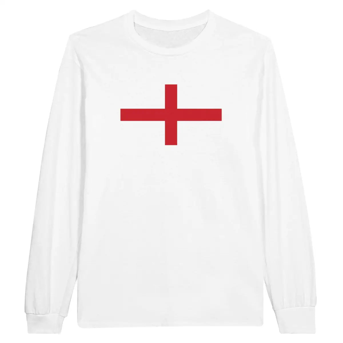 T-shirt à manches longues Drapeau de l'Angleterre - Pixelforma 