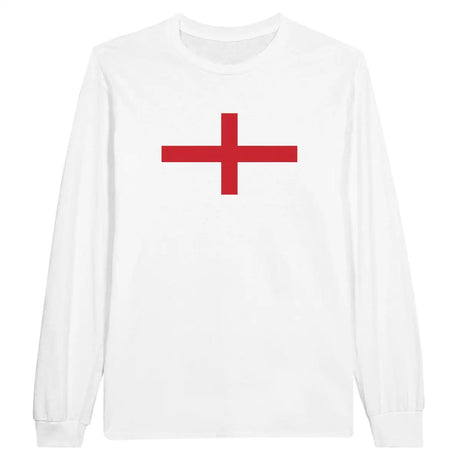 T-shirt à manches longues Drapeau de l'Angleterre - Pixelforma 