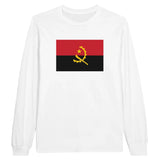 T-shirt à manches longues Drapeau de l'Angola - Pixelforma 