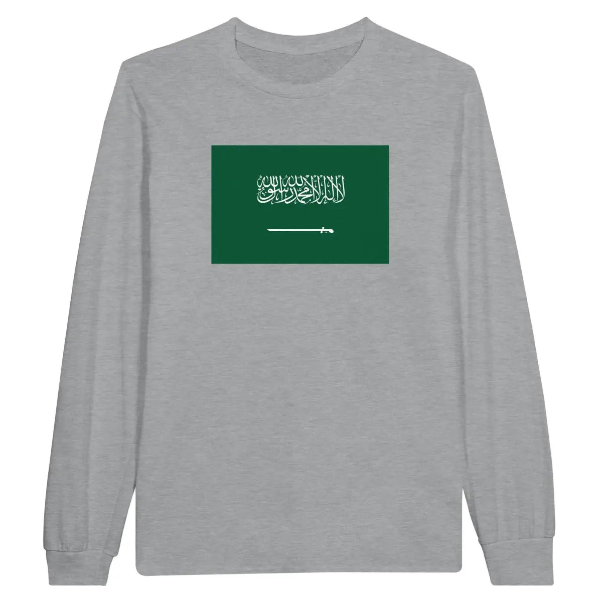 T-shirt à manches longues Drapeau de l'Arabie saoudite - Pixelforma 