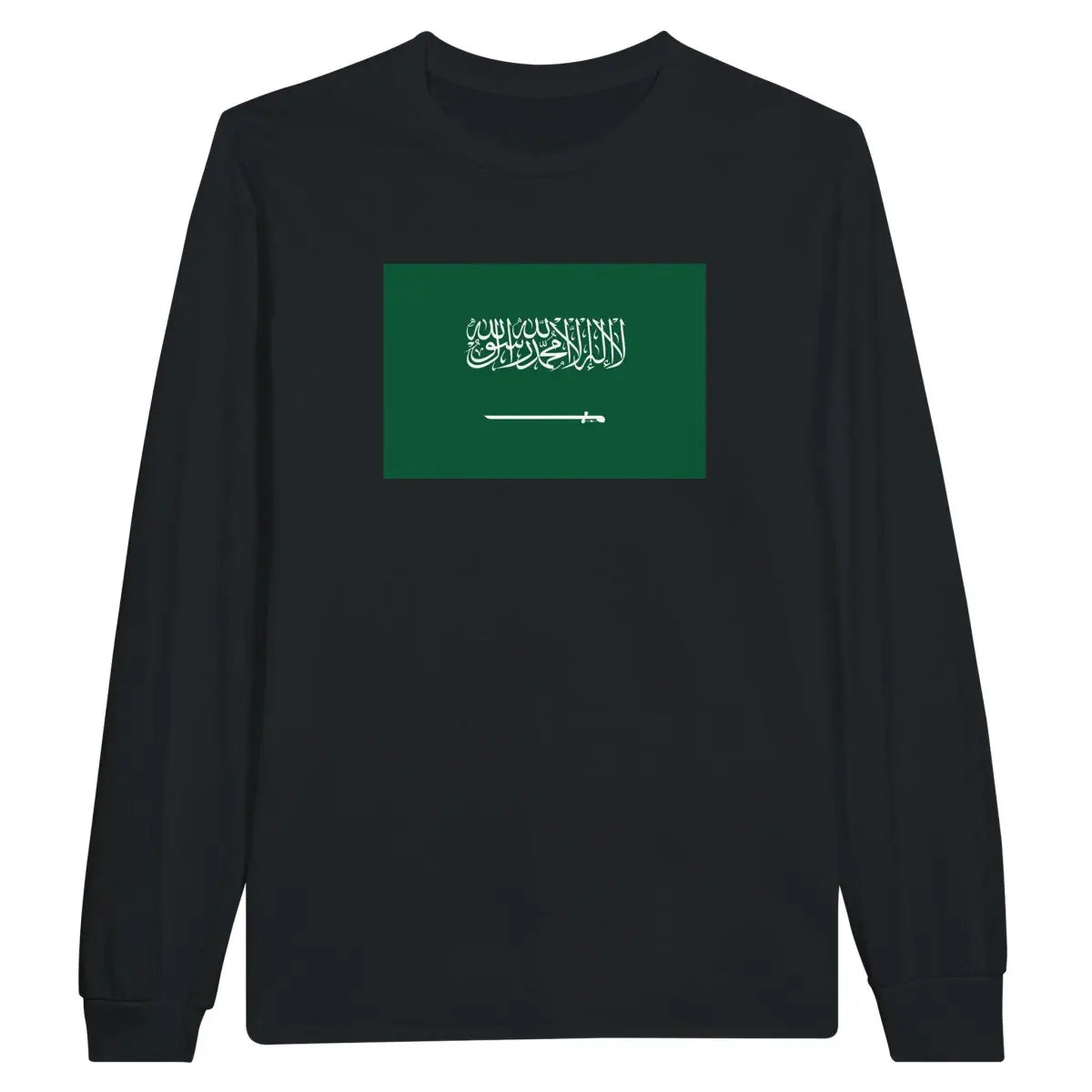 T-shirt à manches longues Drapeau de l'Arabie saoudite - Pixelforma 