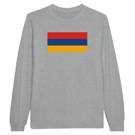 T-shirt à manches longues Drapeau de l'Arménie - Pixelforma 