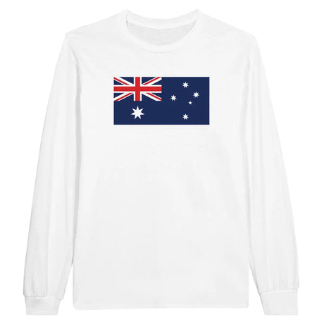 T-shirt à manches longues Drapeau de l'Australie - Pixelforma 