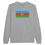 T-shirt à manches longues Drapeau de l'Azerbaïdjan - Pixelforma 