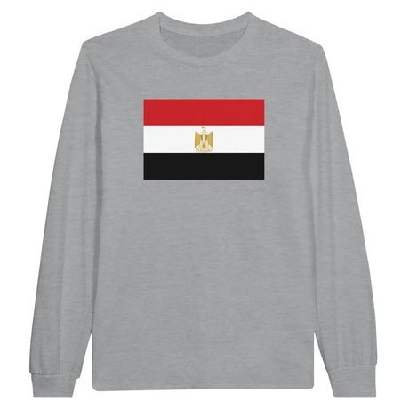 T-shirt à manches longues Drapeau de l'Égypte - Pixelforma 