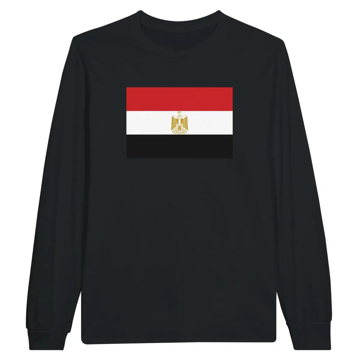 T-shirt à manches longues Drapeau de l'Égypte - Pixelforma 