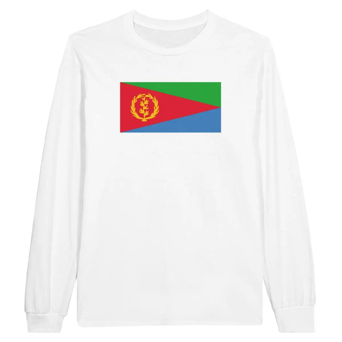 T-shirt à manches longues Drapeau de l'Érythrée - Pixelforma 