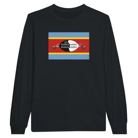 T-shirt à manches longues Drapeau de l'Eswatini - Pixelforma 