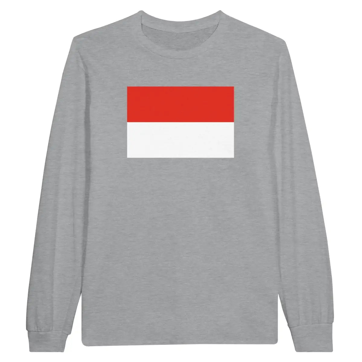 T-shirt à manches longues Drapeau de l'Indonésie - Pixelforma 