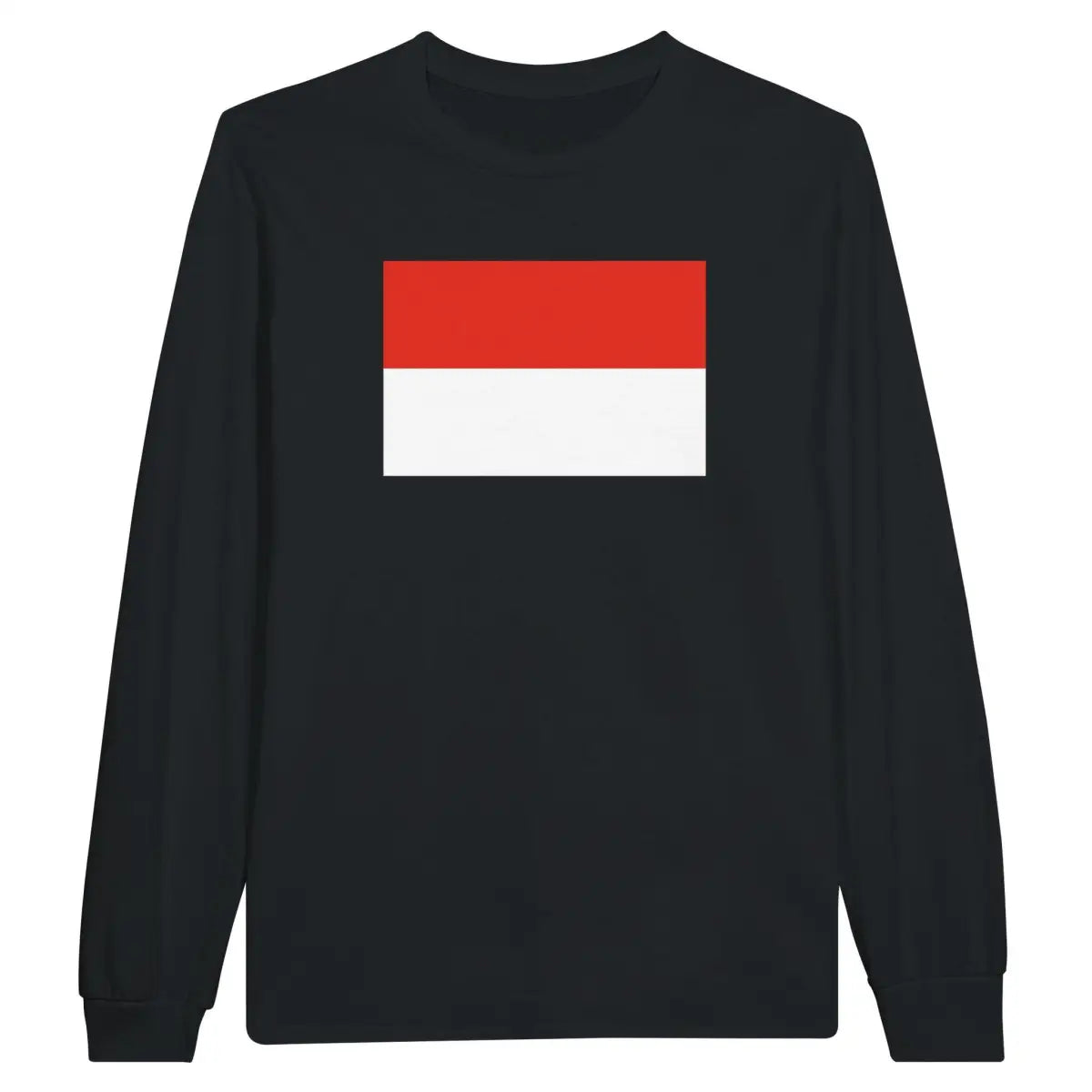 T-shirt à manches longues Drapeau de l'Indonésie - Pixelforma 