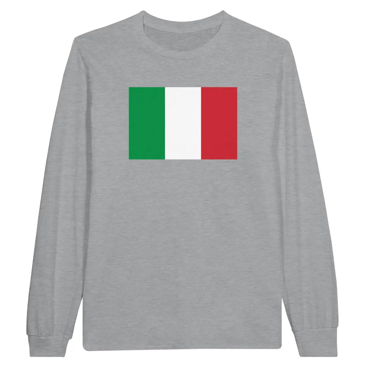 T-shirt à manches longues Drapeau de l'Italie - Pixelforma 