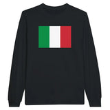 T-shirt à manches longues Drapeau de l'Italie - Pixelforma 