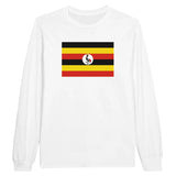 T-shirt à manches longues Drapeau de l'Ouganda - Pixelforma 