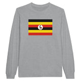 T-shirt à manches longues Drapeau de l'Ouganda - Pixelforma 