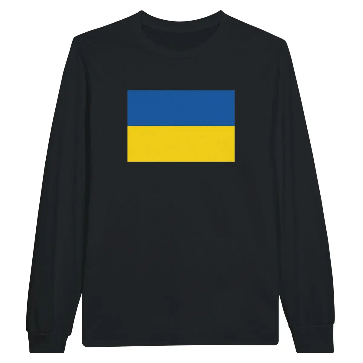 T-shirt à manches longues Drapeau de l'Ukraine - Pixelforma 