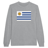 T-shirt à manches longues Drapeau de l'Uruguay - Pixelforma 