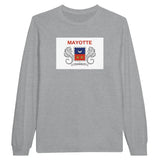 T-shirt à manches longues Drapeau de Mayotte - Pixelforma 