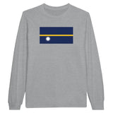 T-shirt à manches longues Drapeau de Nauru - Pixelforma 